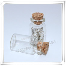 Religious Metal Bottle, Round Glass Bottle, Cross Bottle, Rosary Bottle (IO-p035)